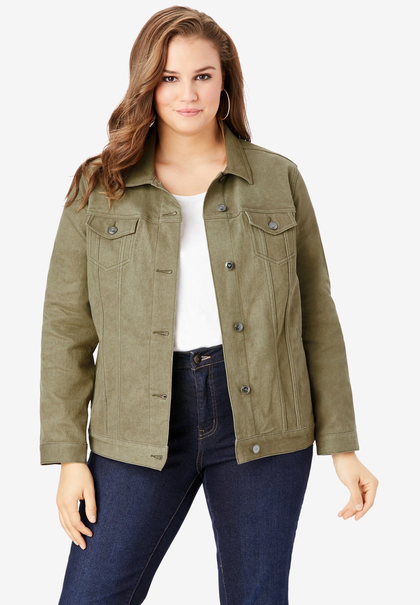 roamans denim jacket