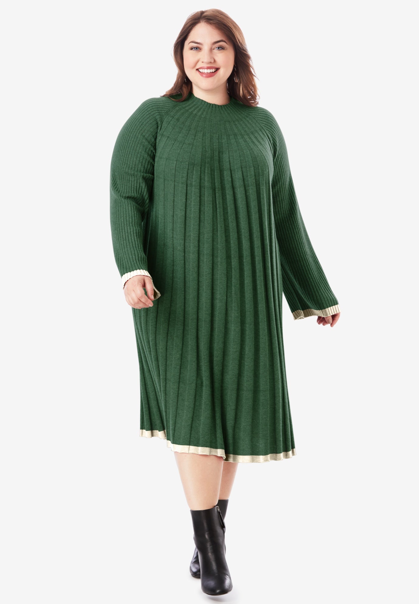 midnight green dress