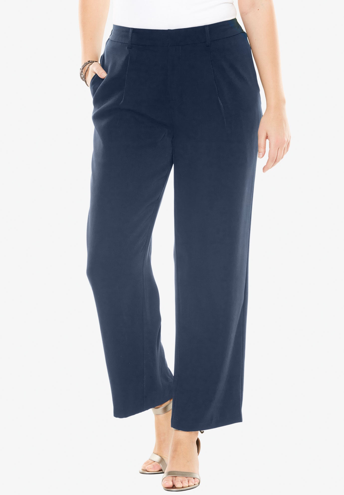 3 quarter palazzo pants