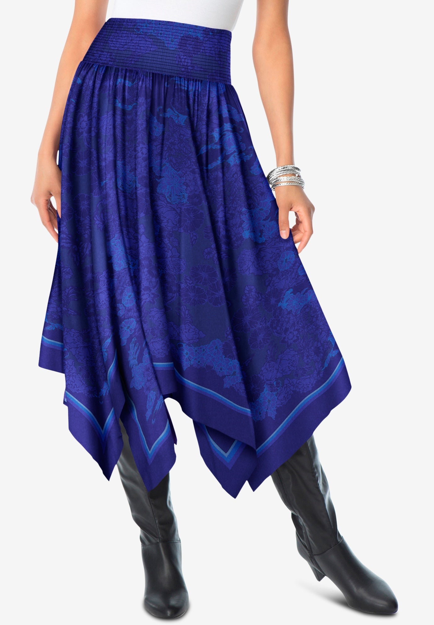 silk handkerchief skirt