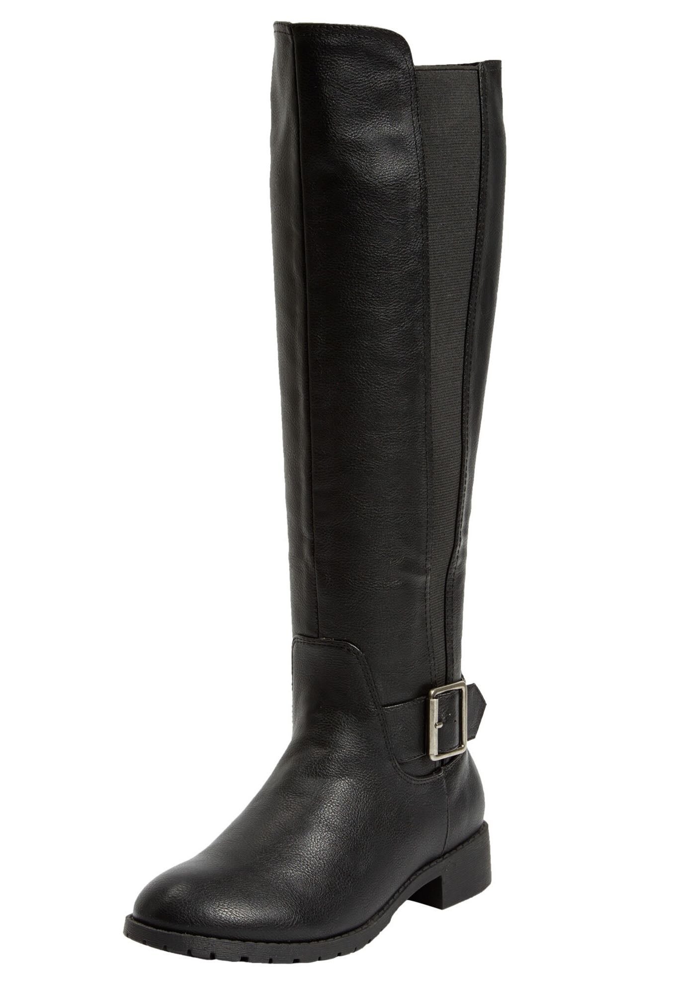 The Milan Wide Calf Boot By Comfortview Plus Size Tall Boots