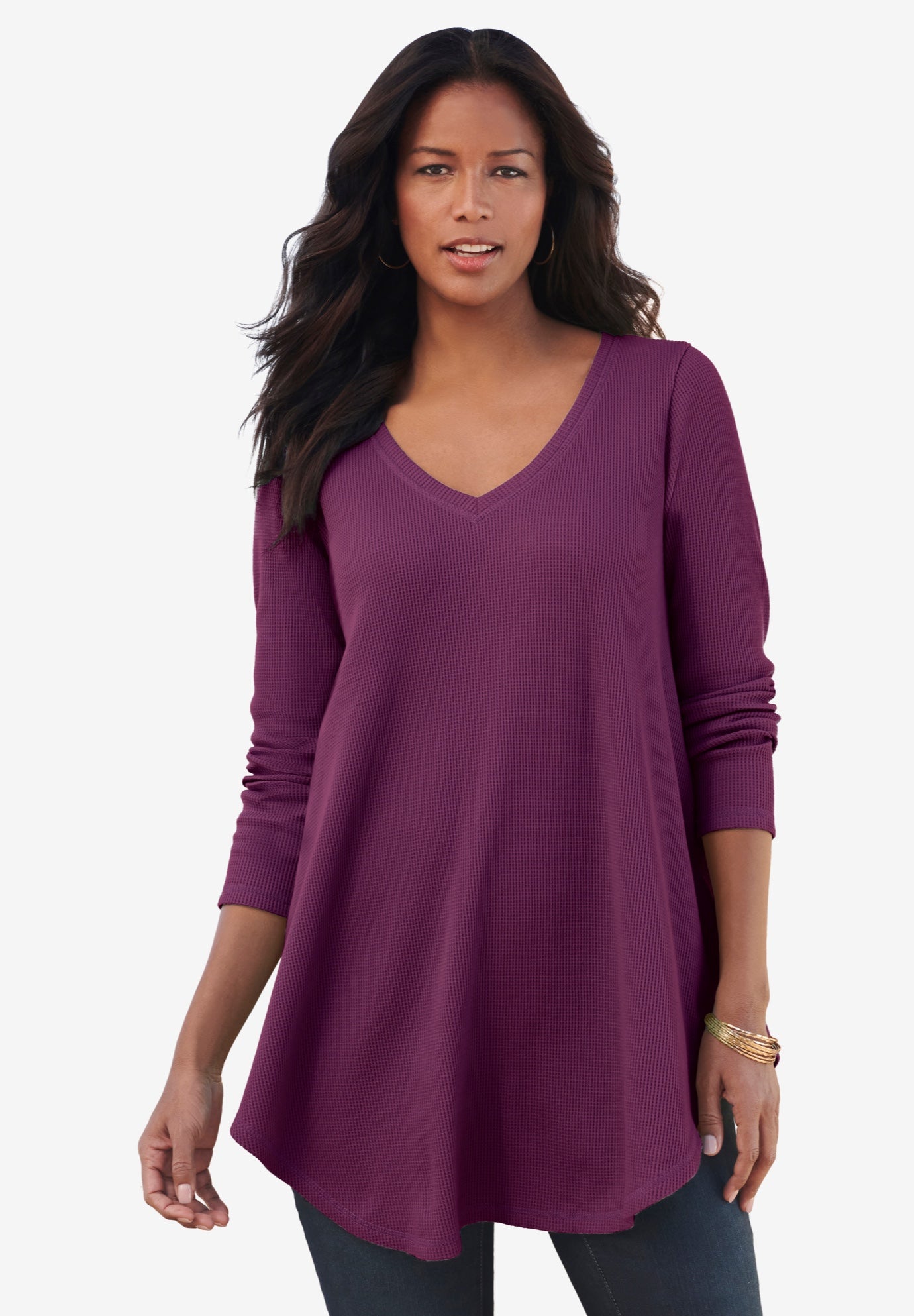 front slit maxi tunic