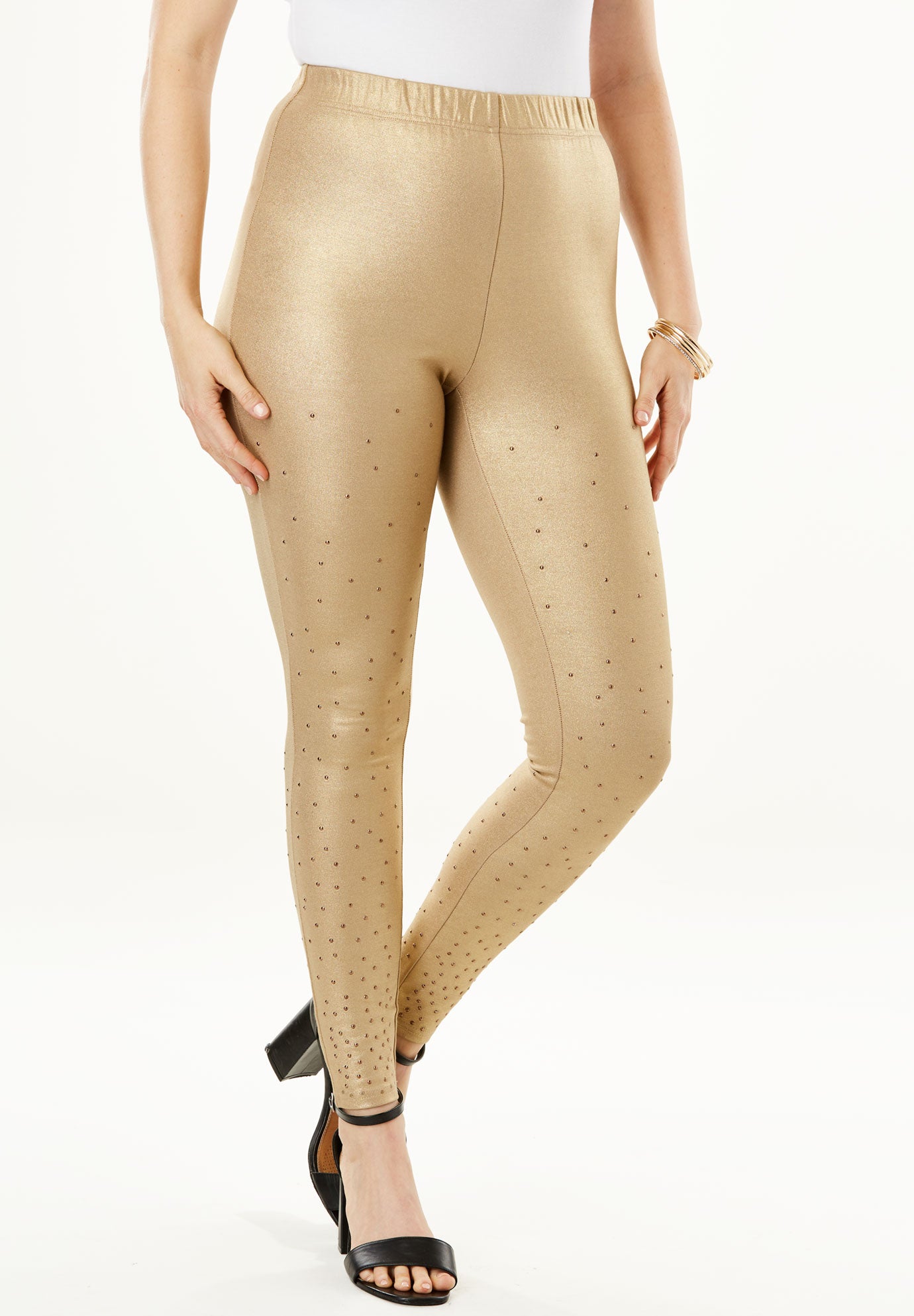 Gold Studded Legging Roaman's