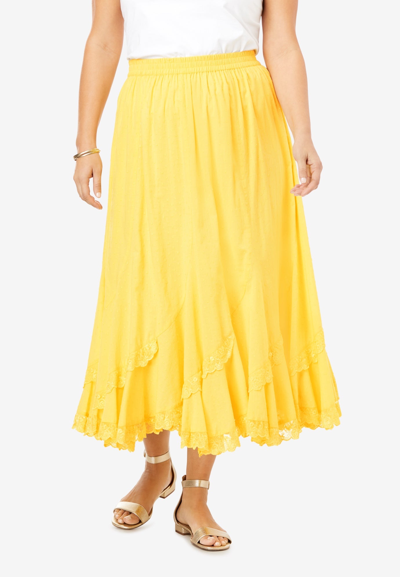 French Skirt Plus Size Skirts Roaman's