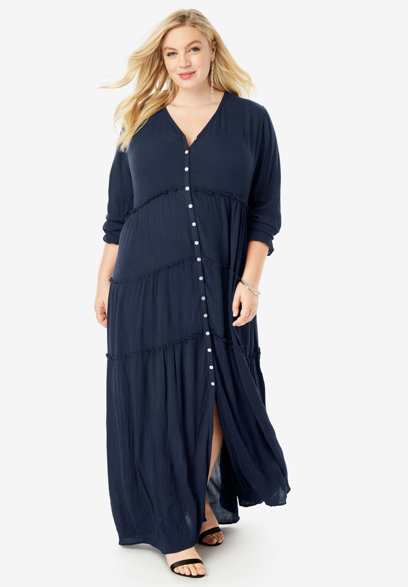 Crinkle maxi dress Clearance
