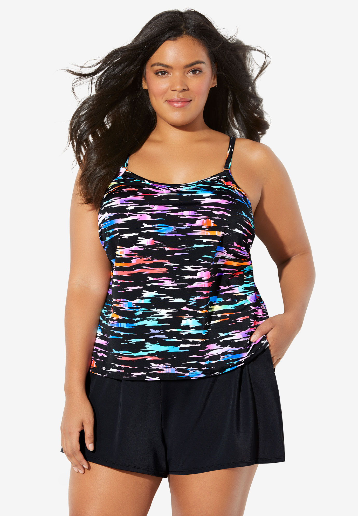 Swim Romper by TrimShaper® by Miraclebrand| Plus Size One Piece ...