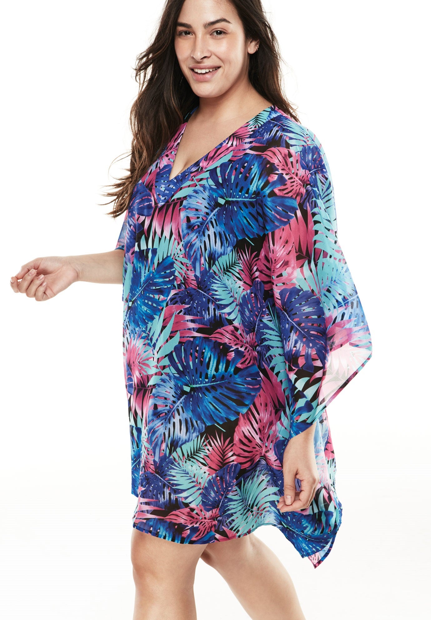 Caftan Beach Cover Up Plus Size Swimwear Roaman