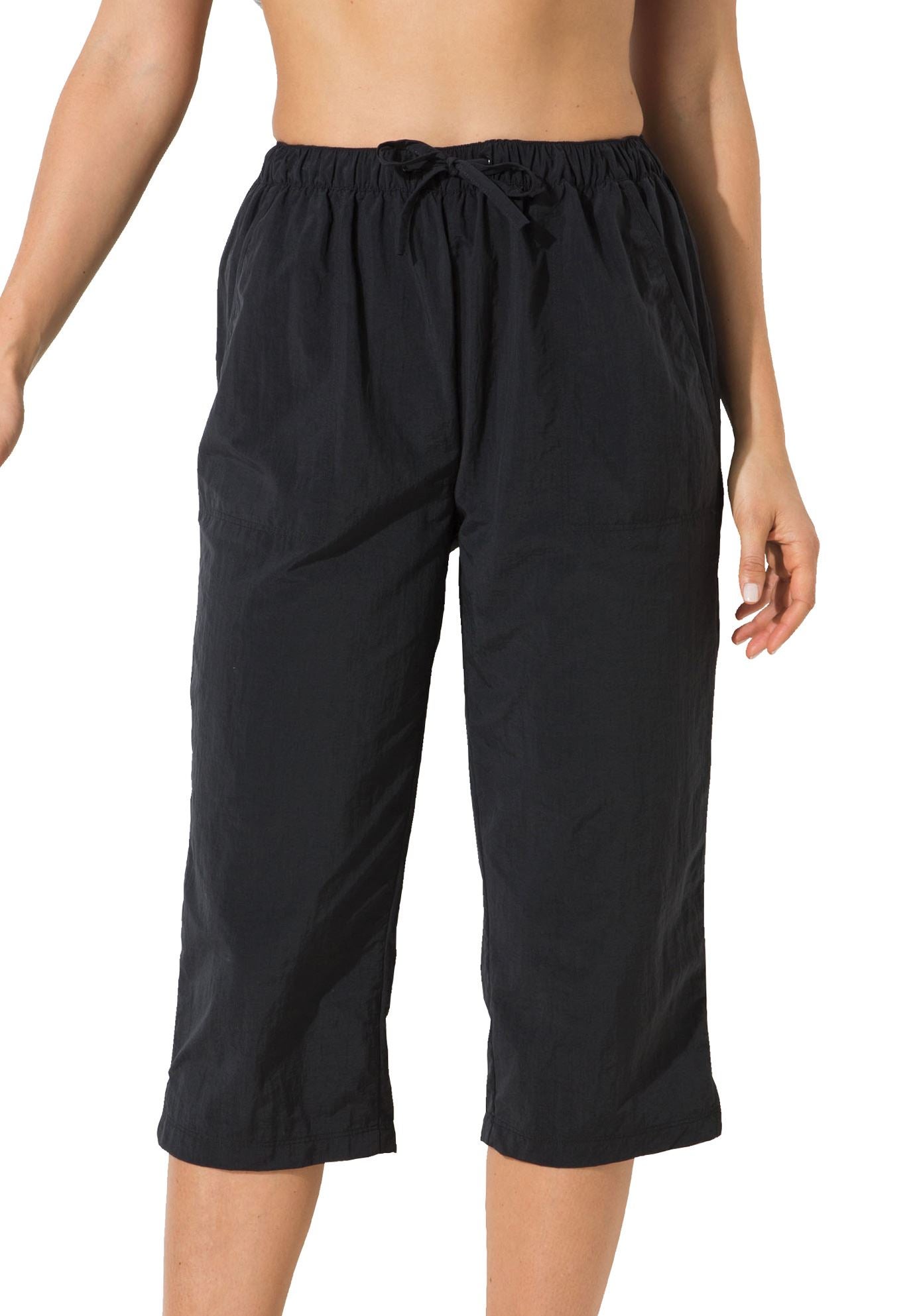 Taslon® Capri Pants Plus Size Swim Separates Roaman's