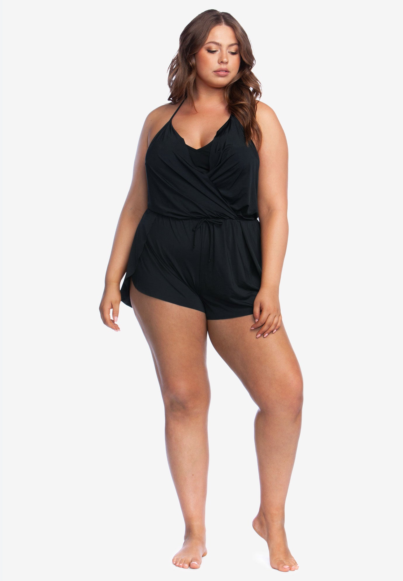 Kenneth cole swim romper best sale