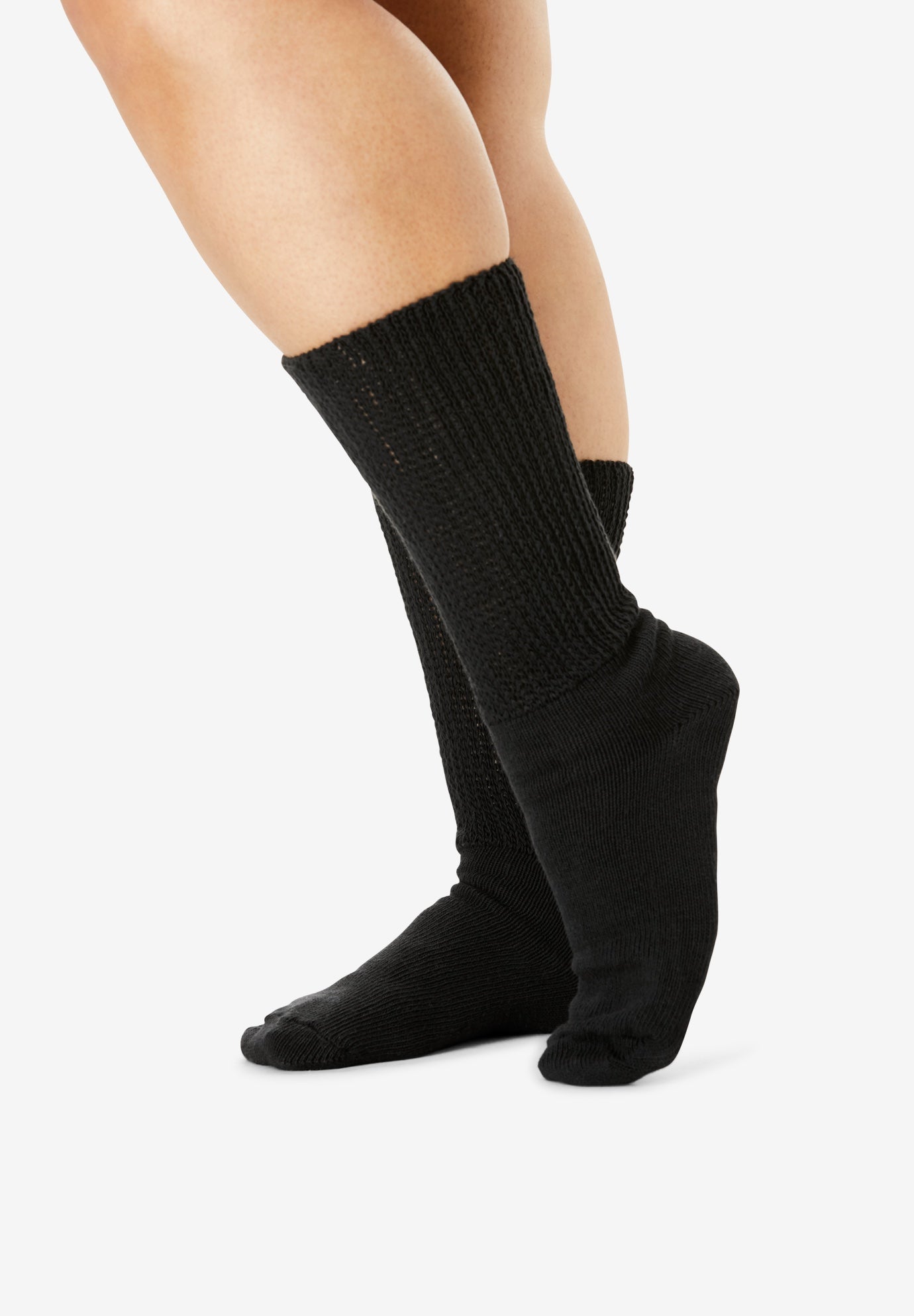 2Pack Open Weave Extra Wide Socks Roaman