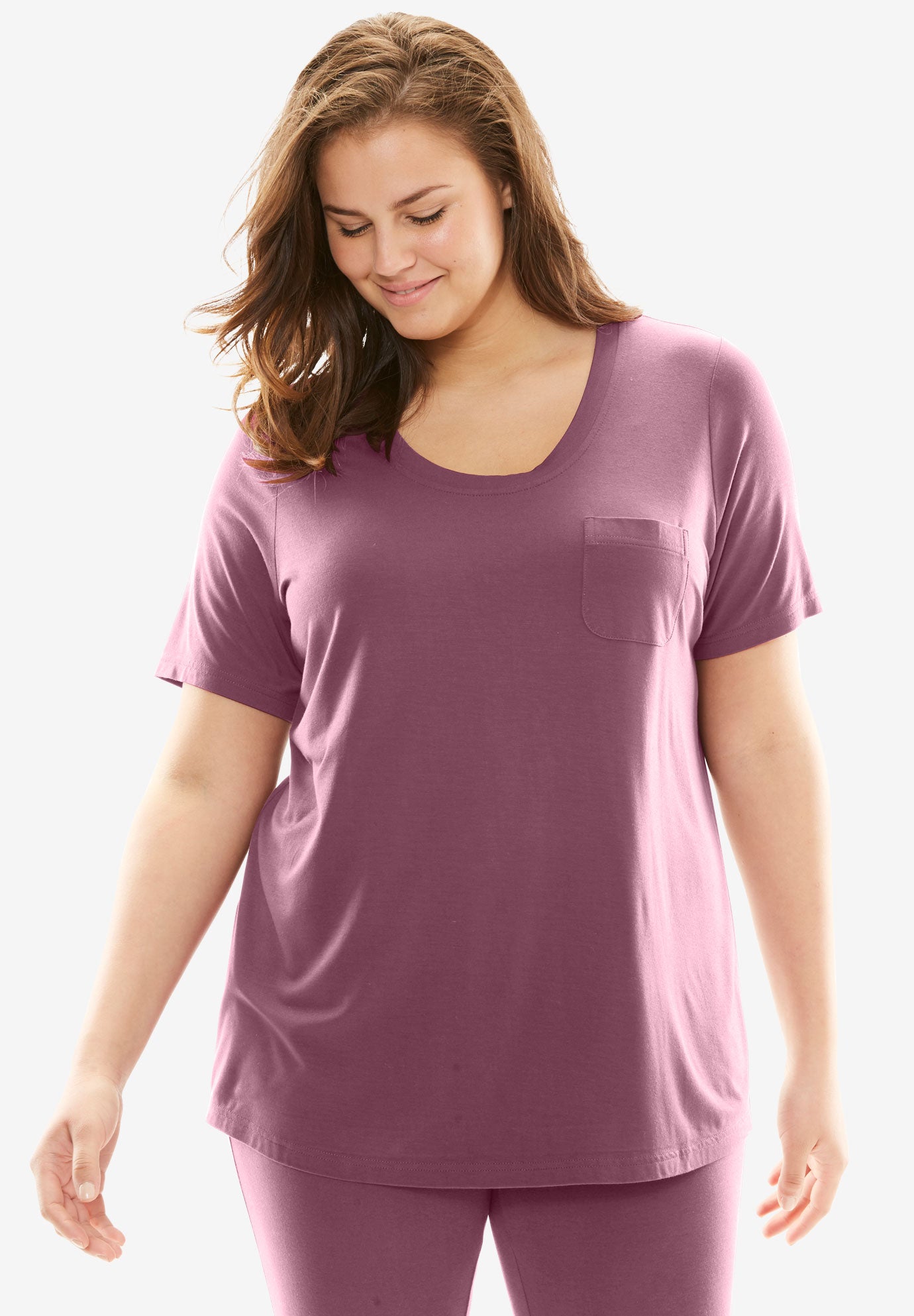 Sleep Tee by Dreams & Co.® | Plus Size Clearance Sleepwear | Roaman&#39;s