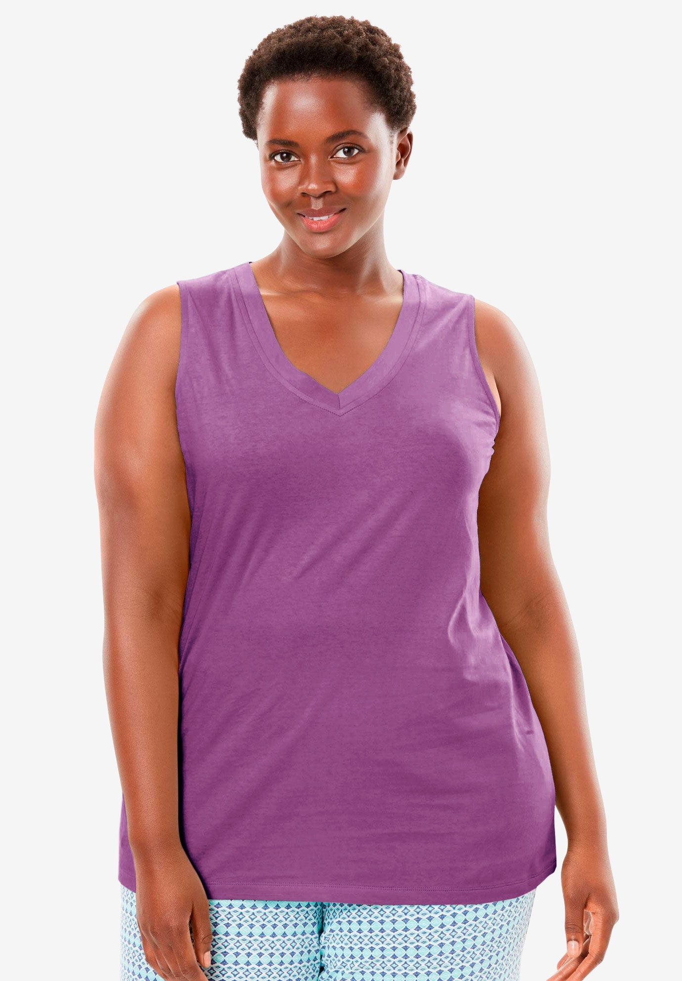 Cotton Sleep Tank Roaman's