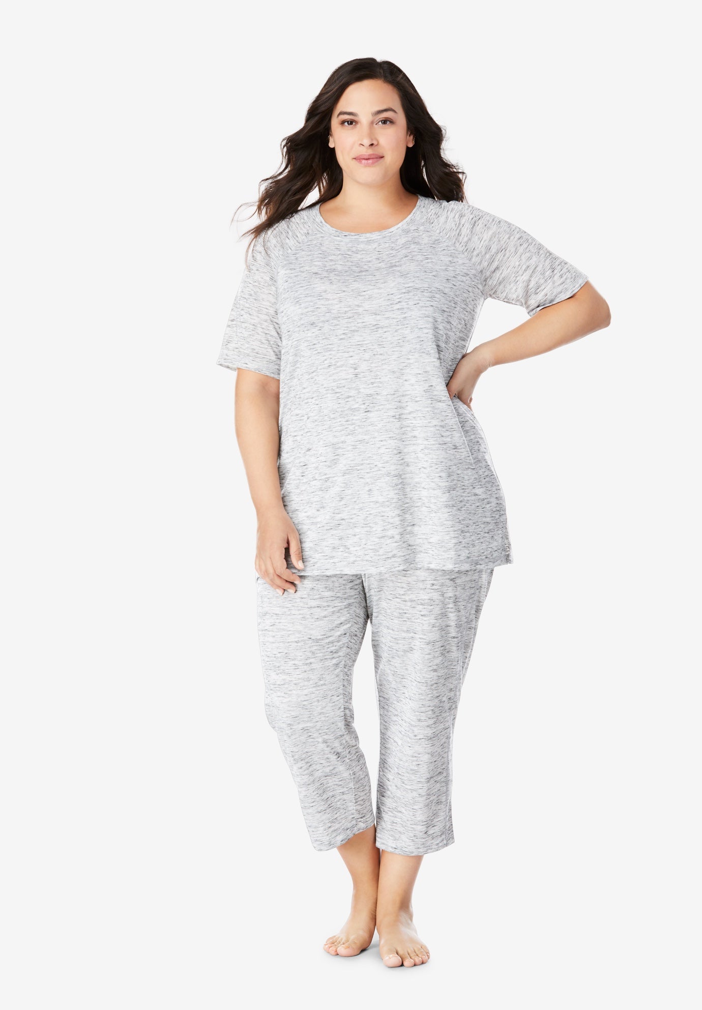 capri pajama bottoms plus size