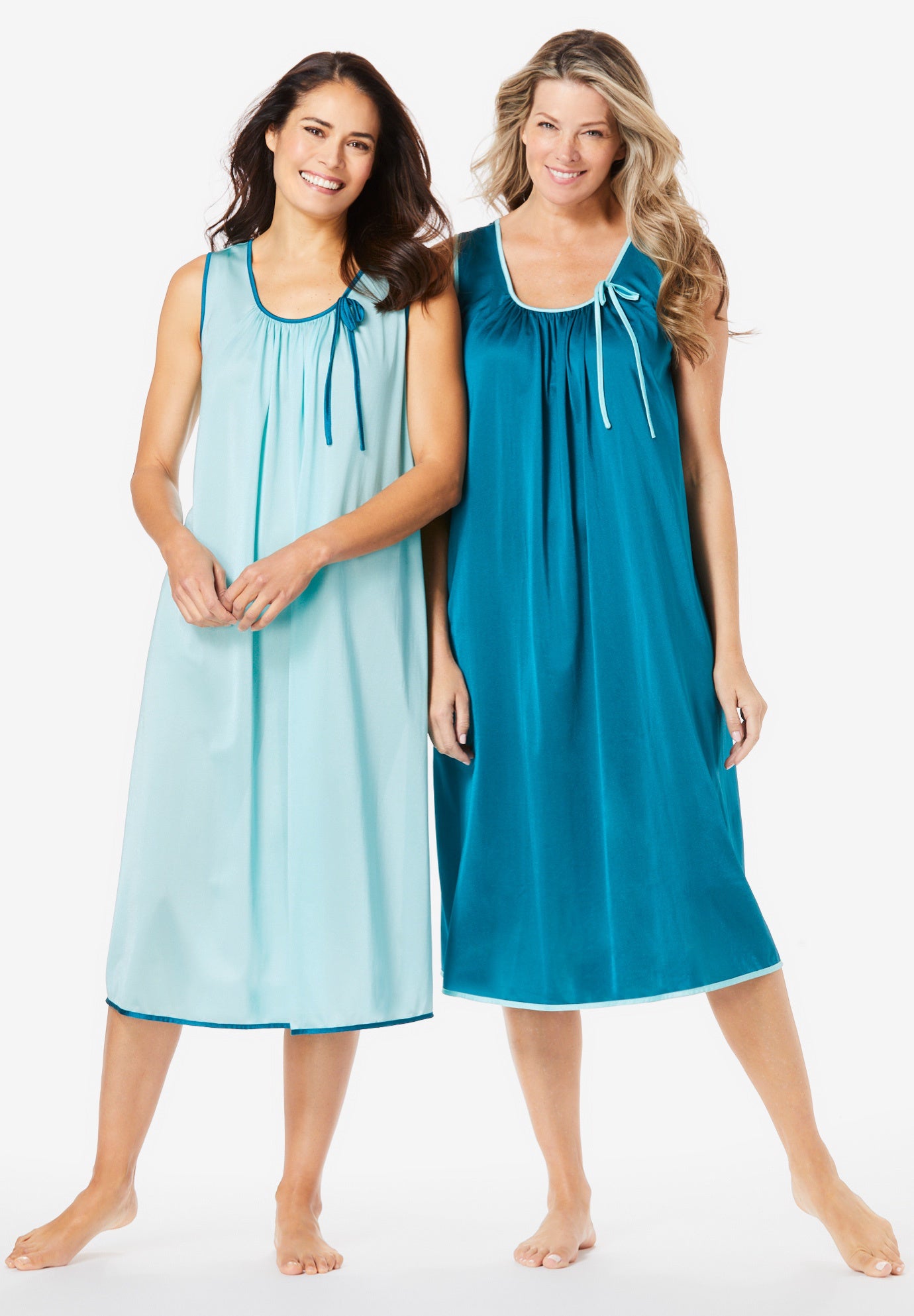 2 Pack Sleeveless Nightgown Roaman s