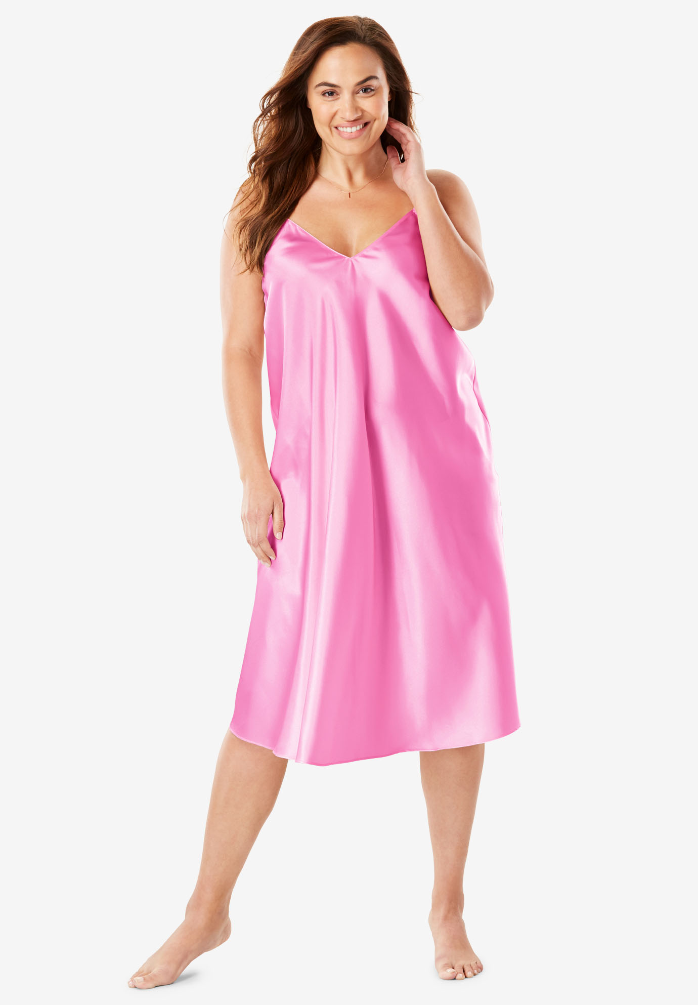 The Luxe Satin Gown by Amoureuse® | Plus Size Nightgowns ...