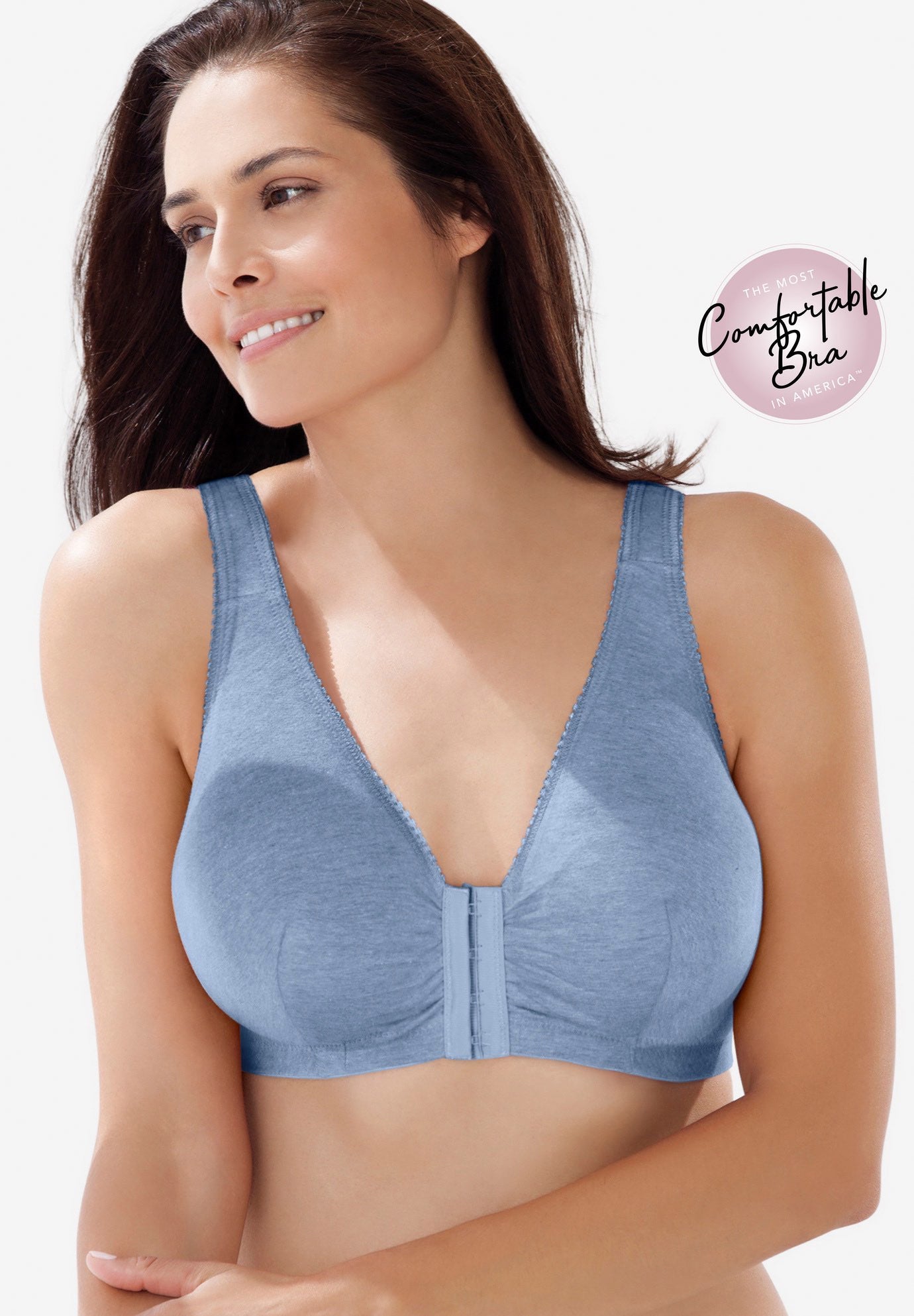 Leading Lady® Meryl Cotton FrontClose Wireless Bra Roaman's
