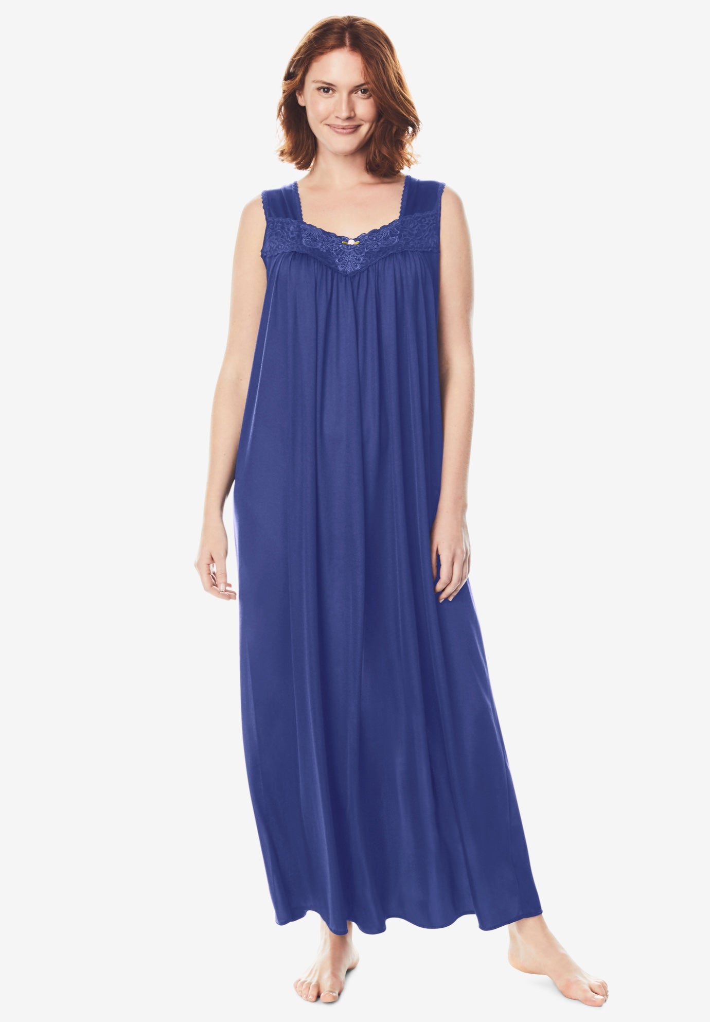 Long tricot nightgowns