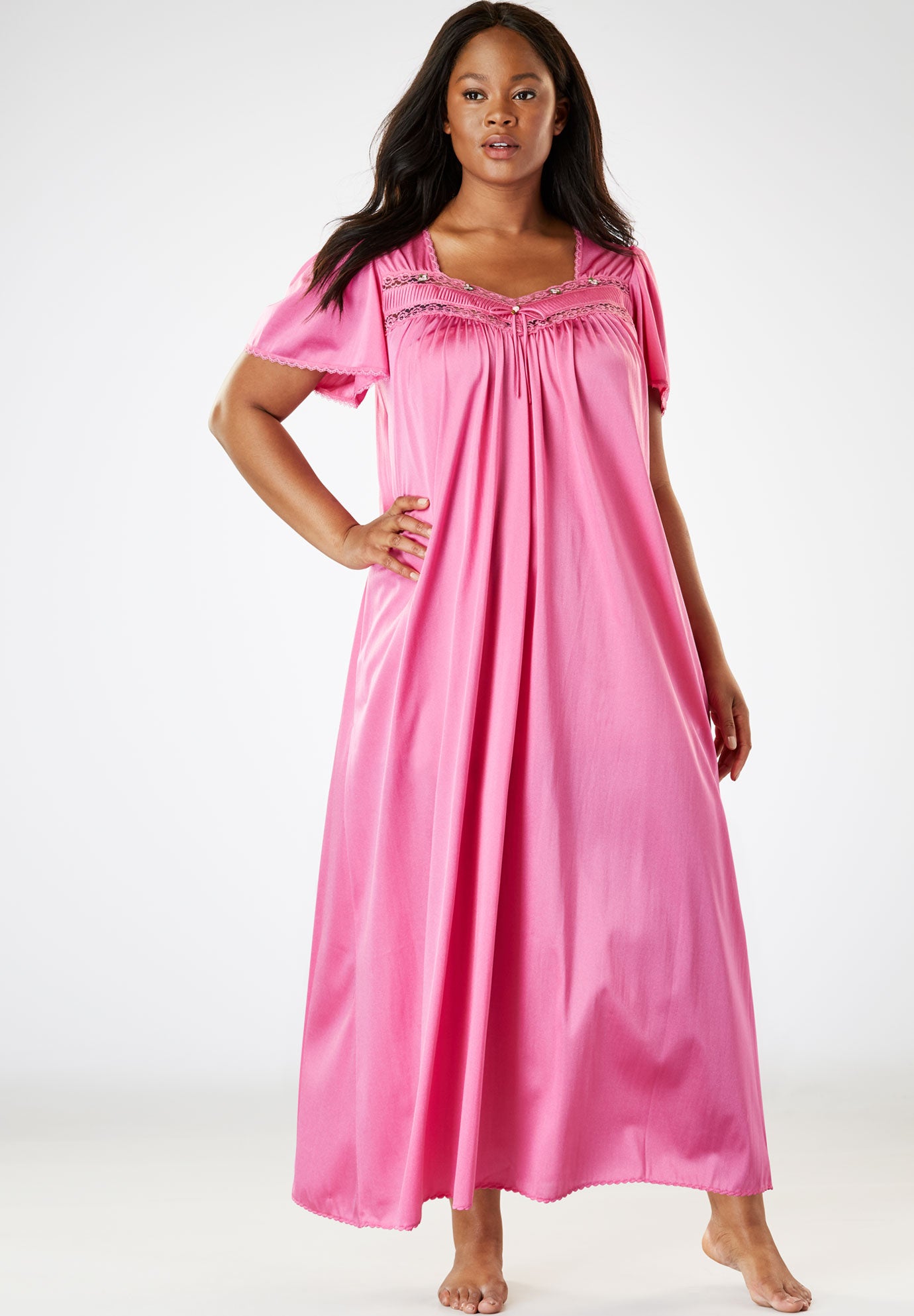 Plus Size Sleepwear Gowns at Luke Ellis blog