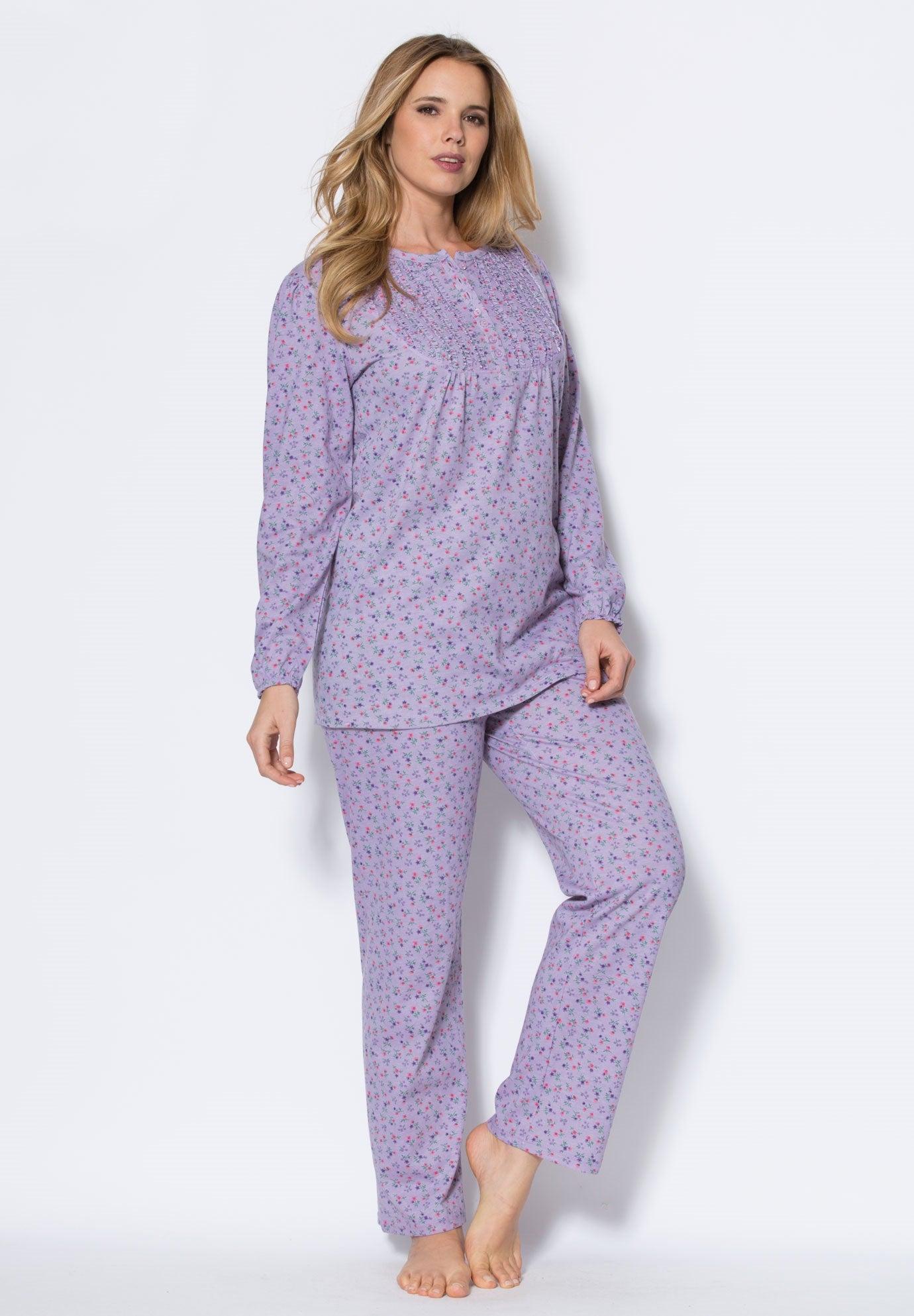 Cotton Knit Ruffled PJ Set by Only Necessities® Roaman's