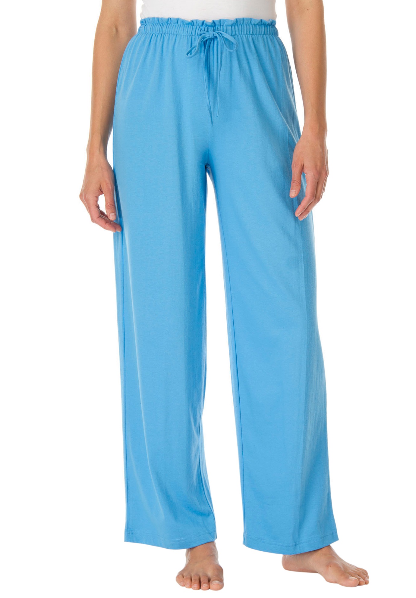 Knit Sleep Pants by Dreams & Co.® | Plus Size Clearance Sleepwear ...