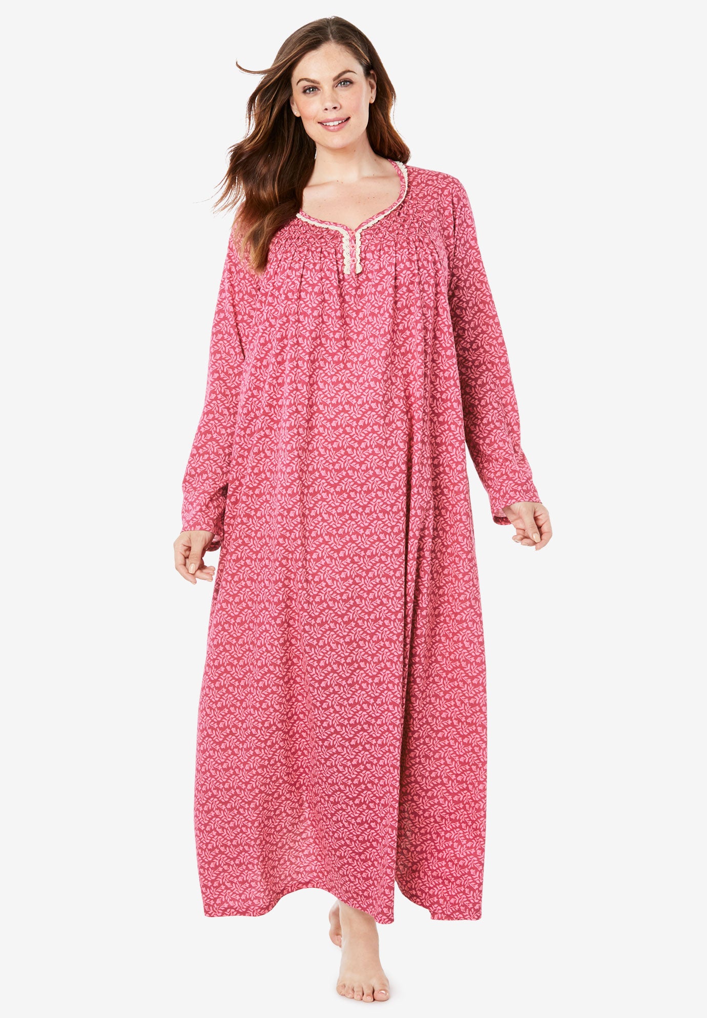 Long Pintucked Sleep Gown by Only Necessities® Roaman's