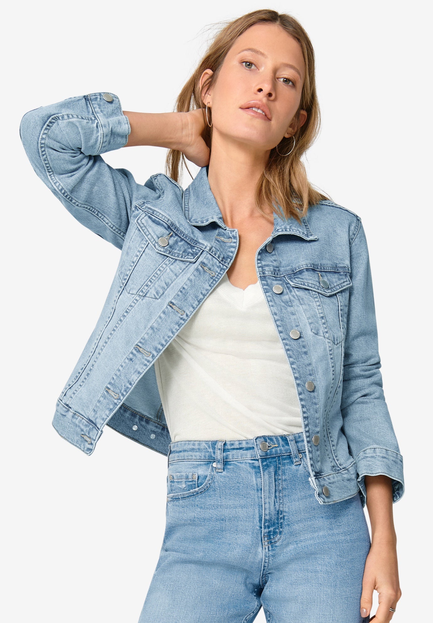 roamans denim jacket