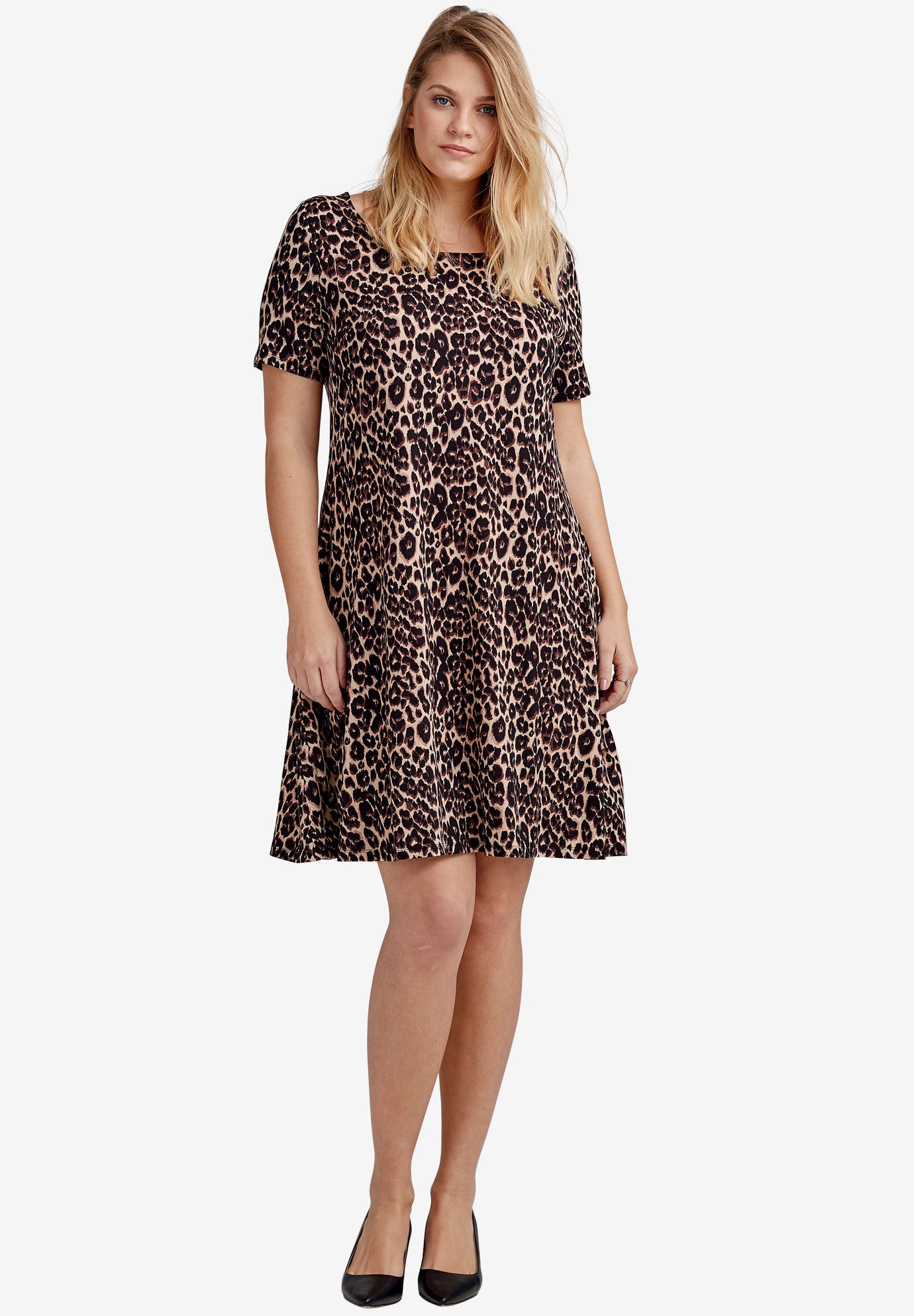 a line knit dress