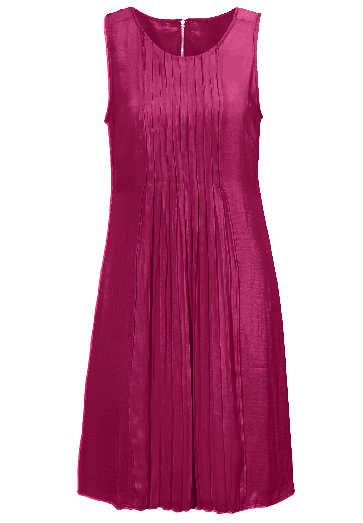 Pleated Sleeveless Dress By Ellos Plus Size Dresses Roaman S