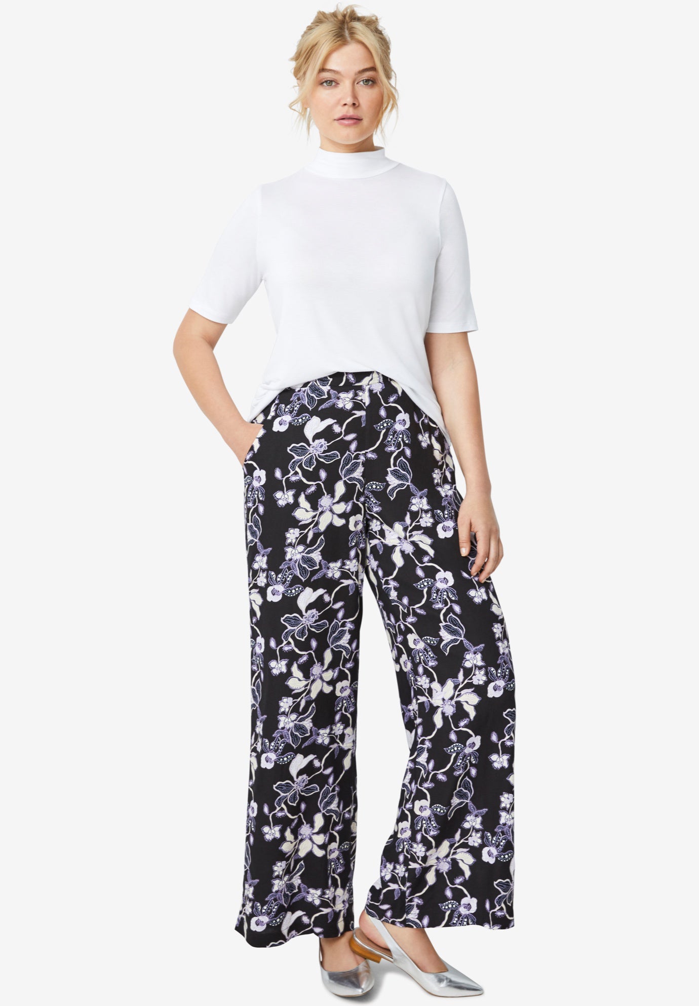 Roamans bend hot sale over pants