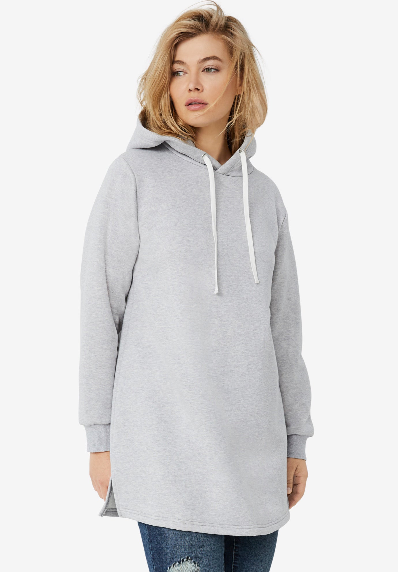 Hooded Sweatshirt Tunic | Roaman's