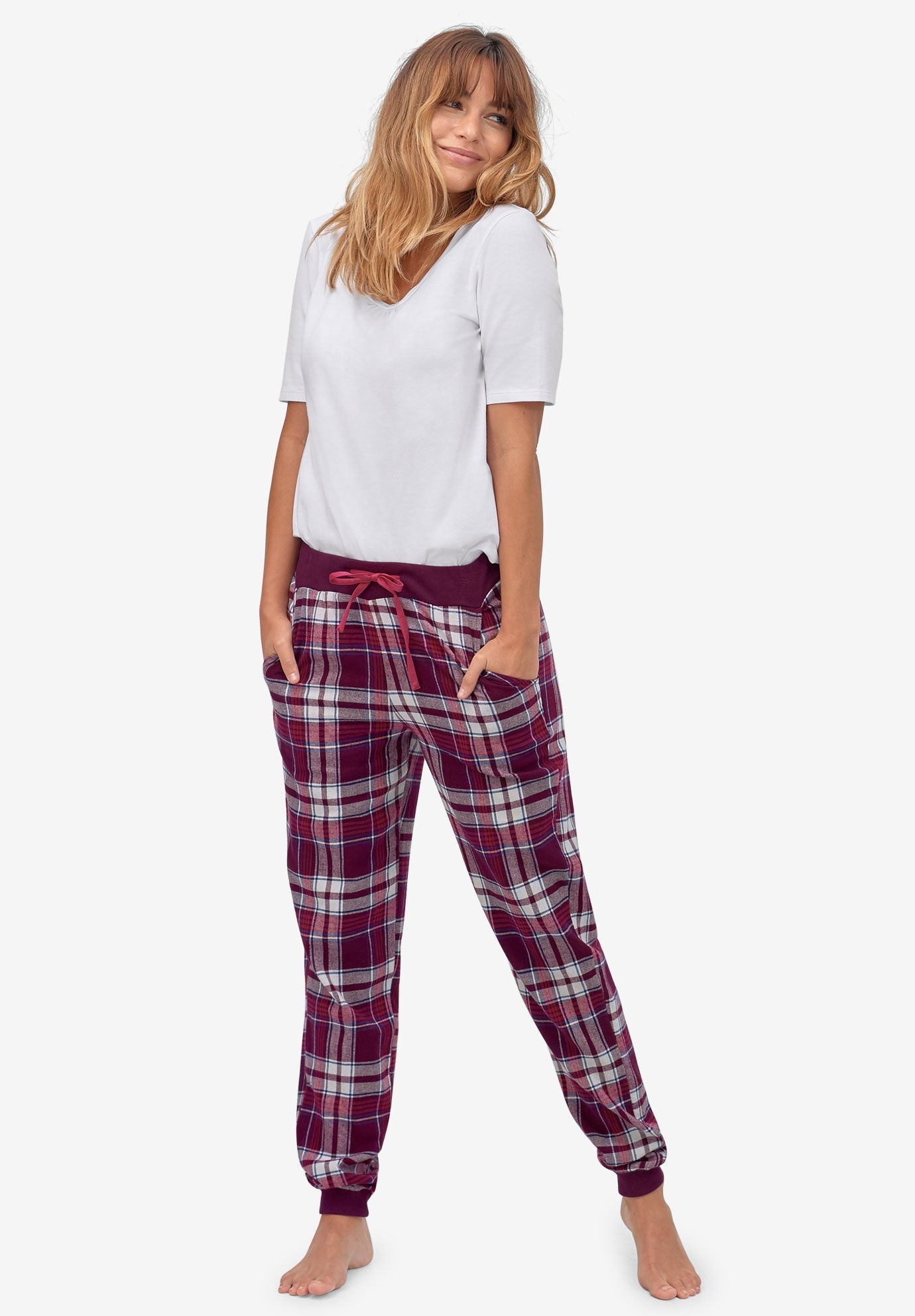 Checkered flannel pants clearance