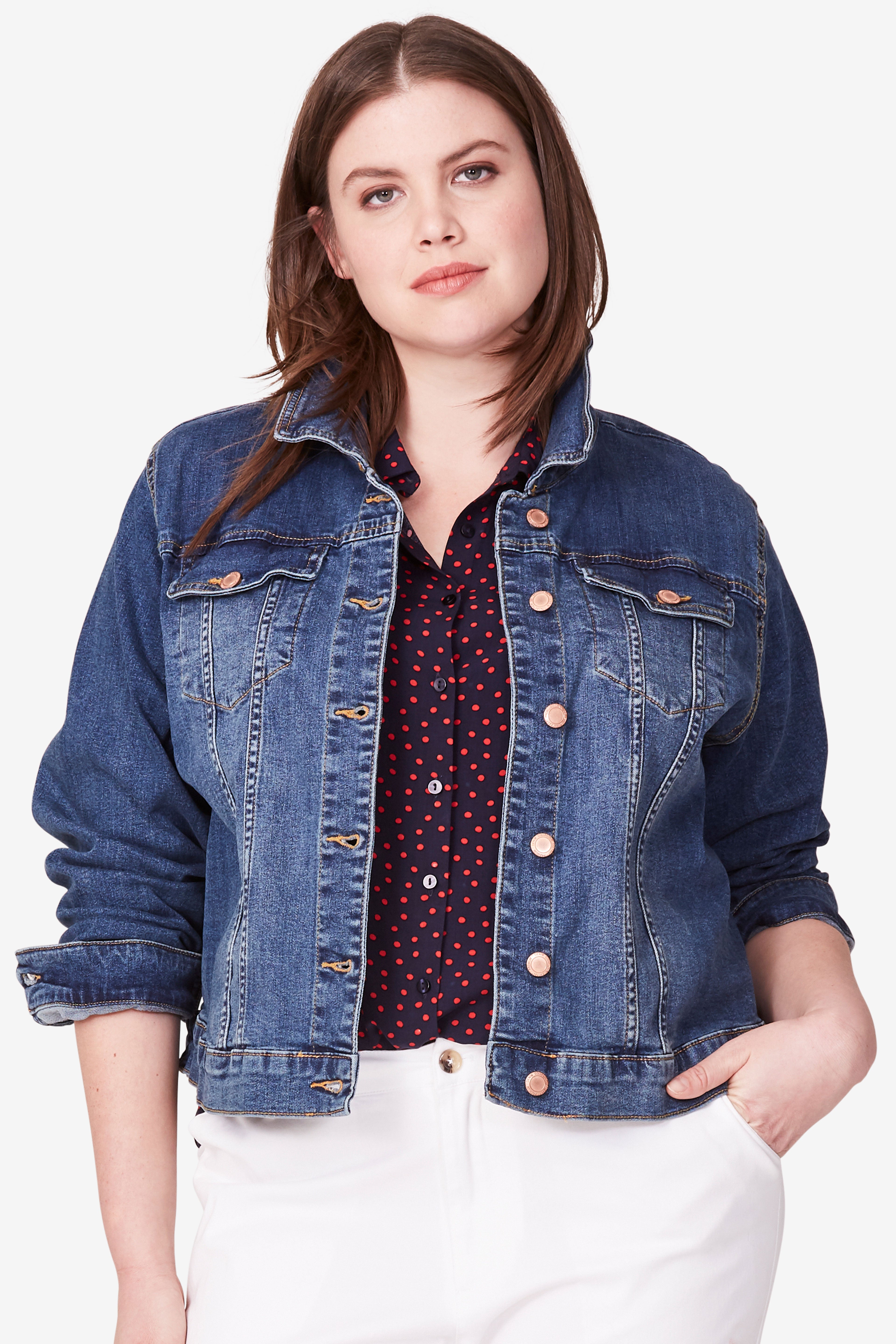 Cropped Denim Jacket
 Cropped Denim Jacket