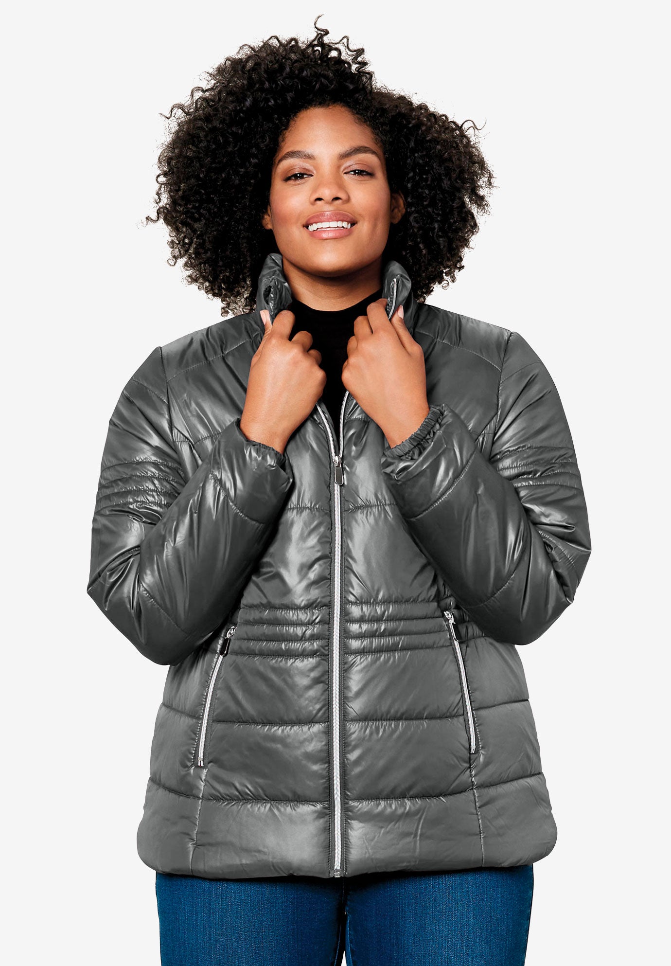 weekday hanna short puffer jacket