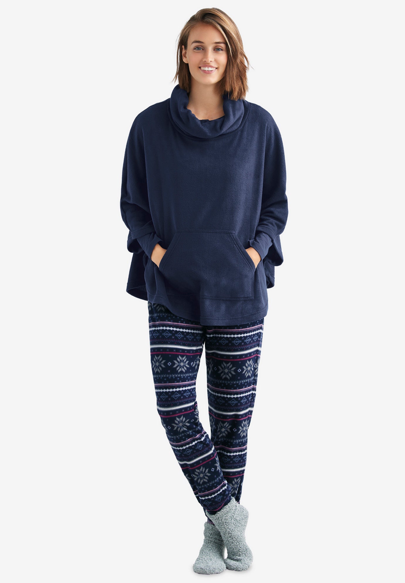 thick fleece pajama pants