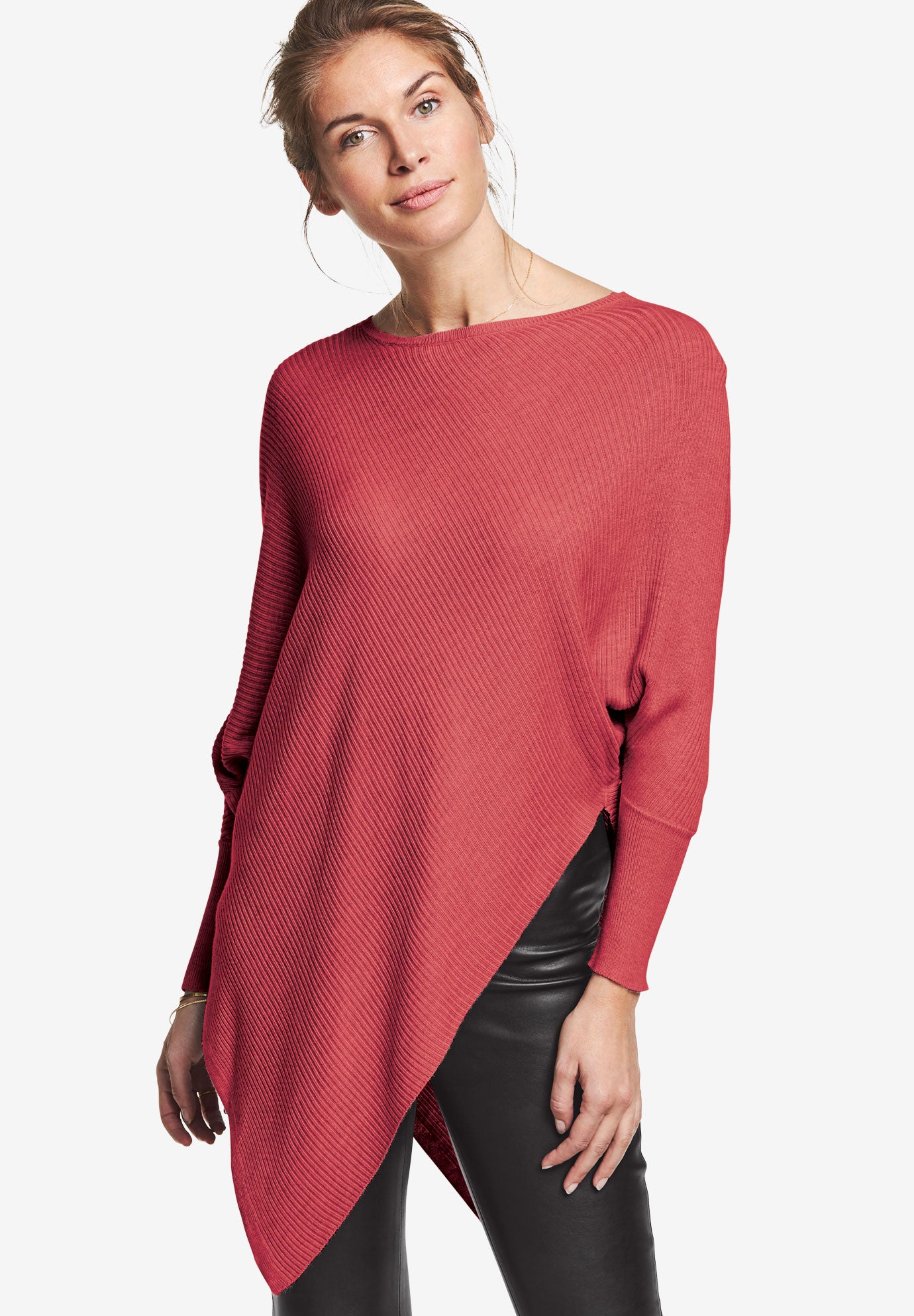 small poncho sweater