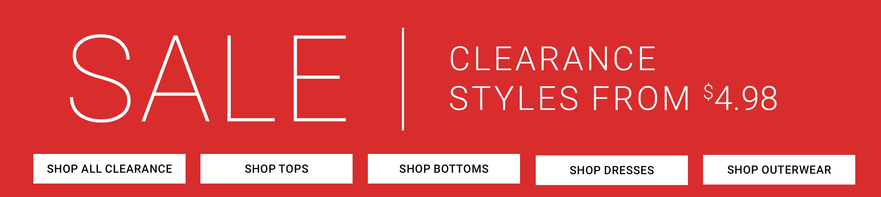 Shop Clearance