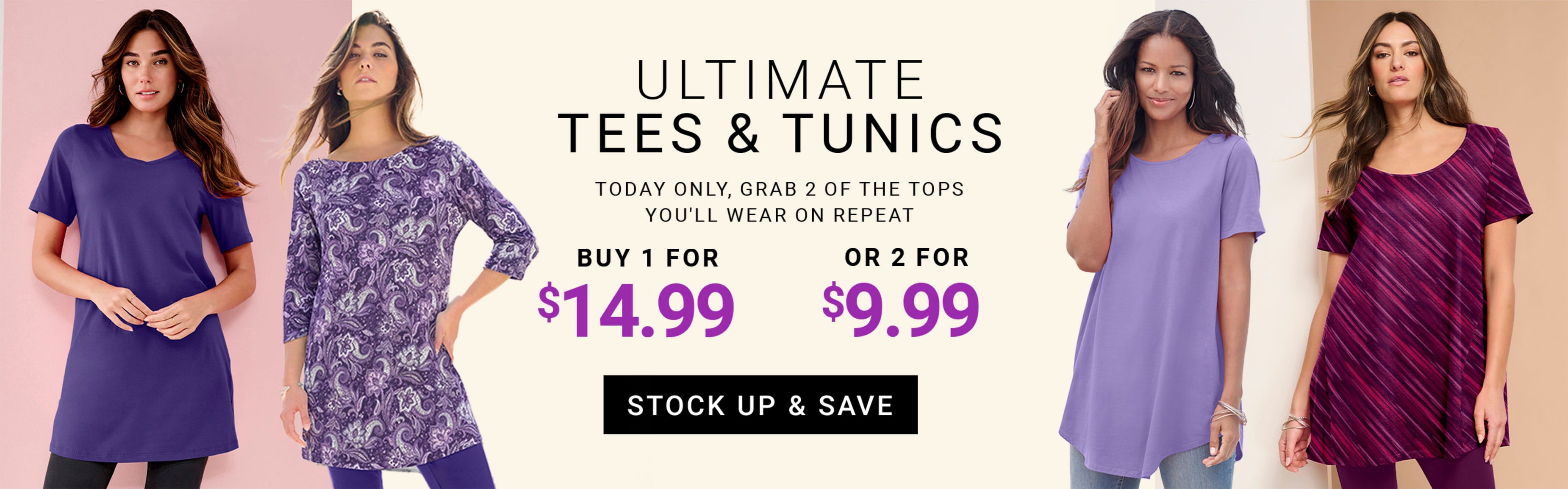 Ultimate Tees & Tunics