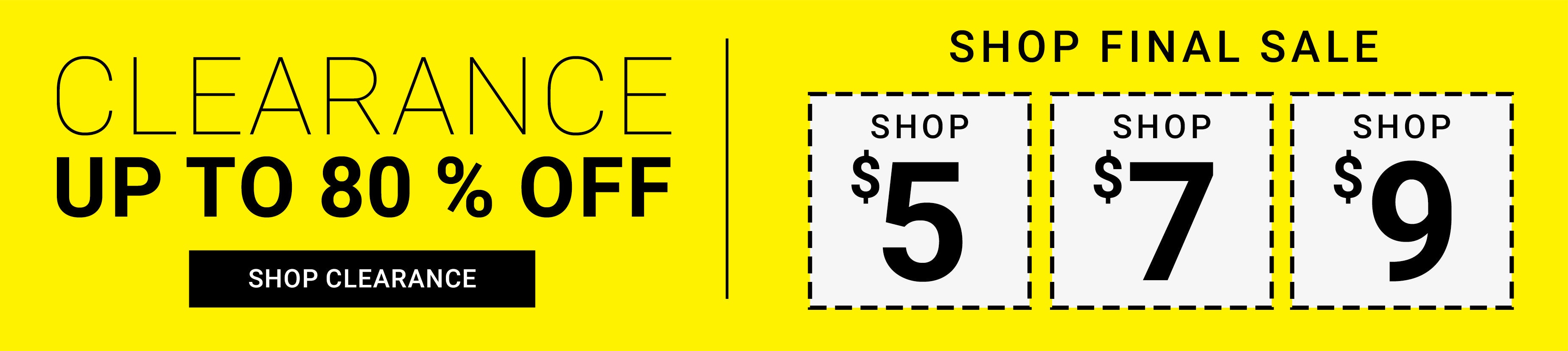 CLEARANCE
