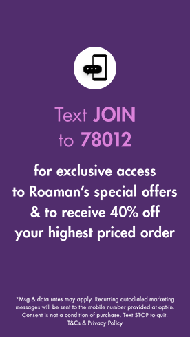 Text JOIN to 78012 Enjoy First Access to special offers, new arrivals and more! Sign up for texts.