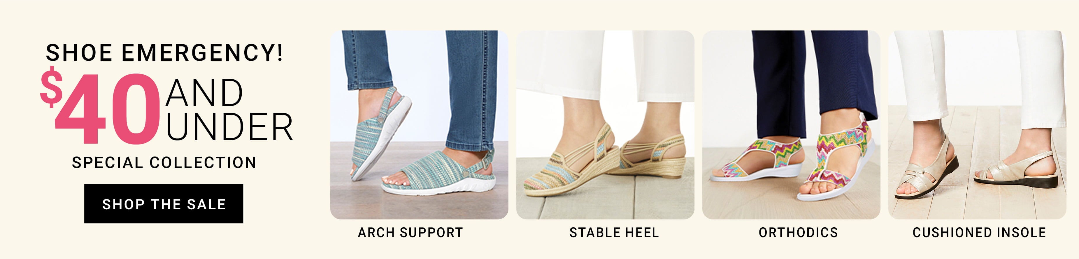 Shoe Emergency — $40 and Under Special Collection — Shop the Sale