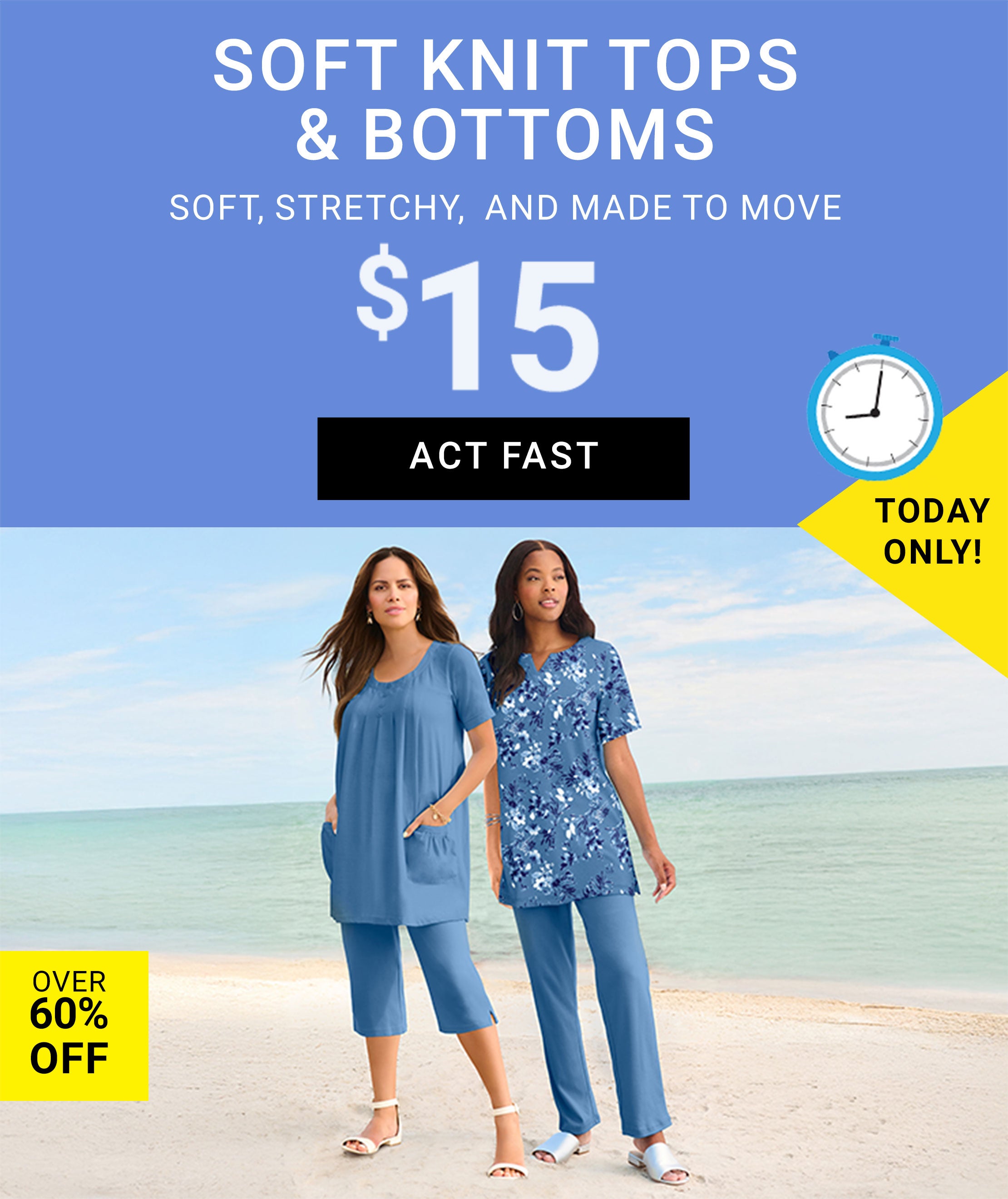 Soft Knit Pants — Today Only $15