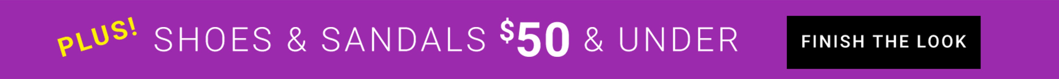 Shoes & Sandals $50 & Under