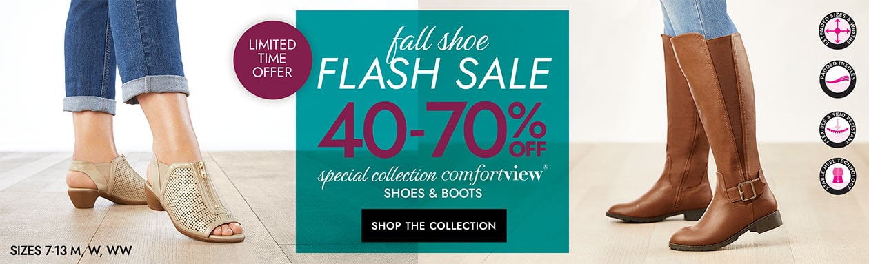 Fall Shoe Flash Sale 40-70% Off shop the collection
