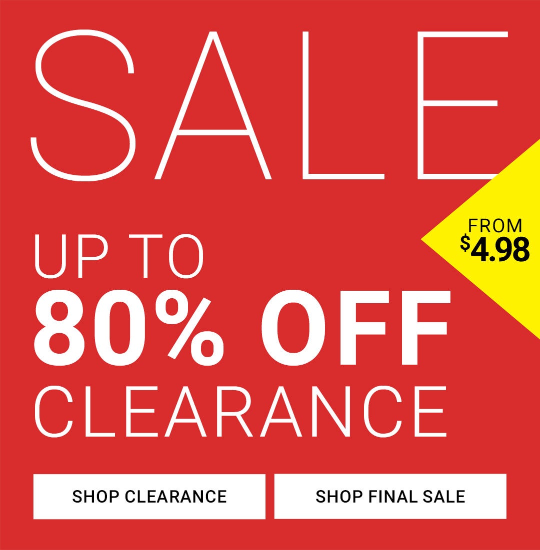 Shop Clearance & Final Sale