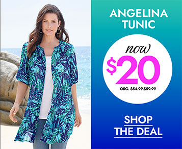 angelina tunic now $20 shop the deal