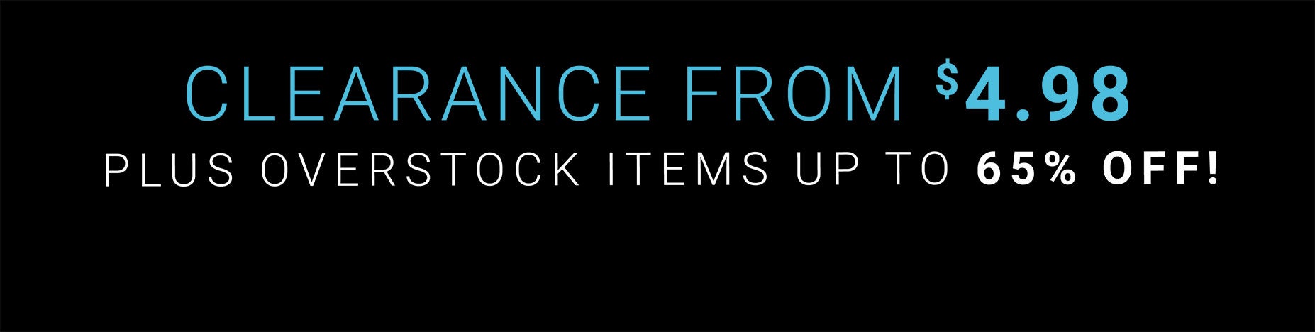 up to 80% off clearance