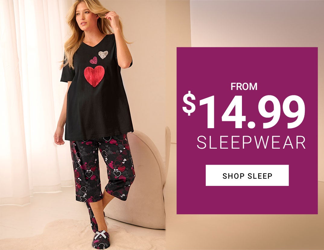 Sleepwear From $14.99 — Shop Sleep