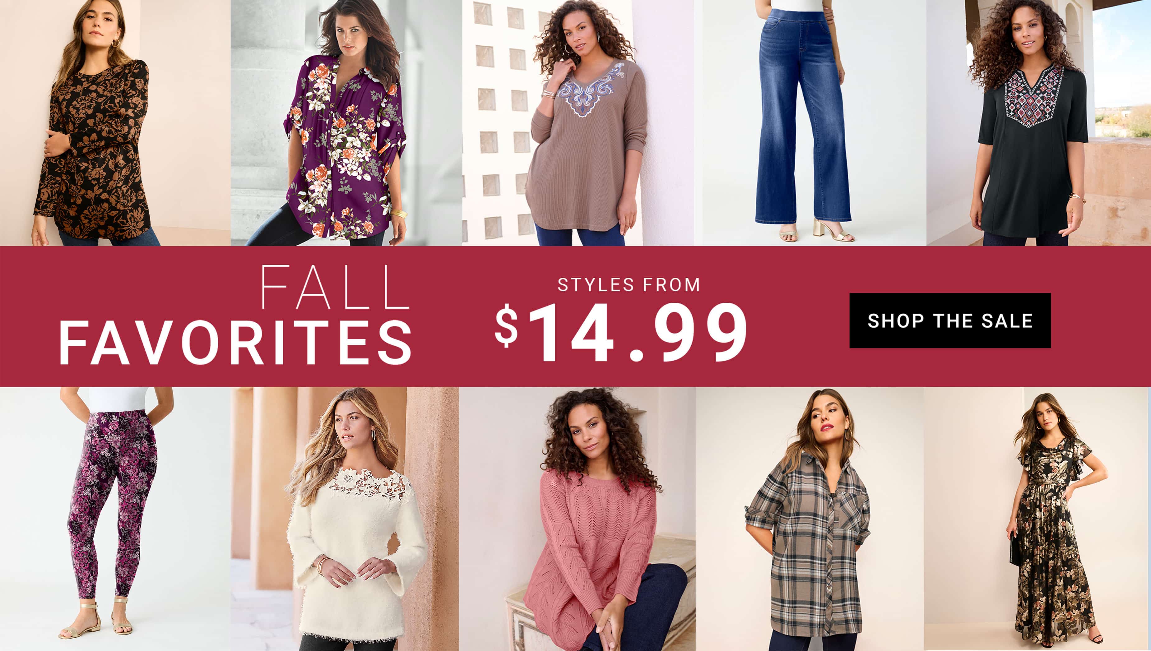 shop the FALL FAVORITES