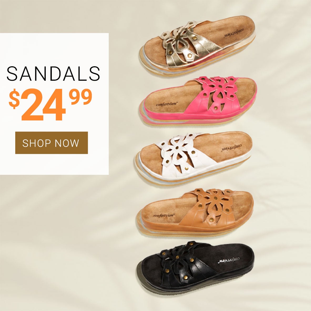 Sandals — $24.99