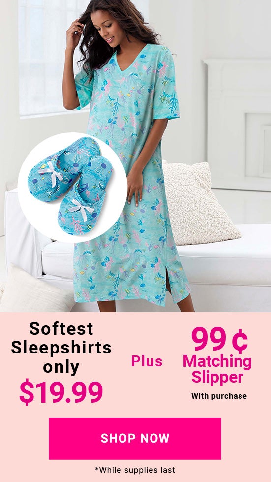 SleepShirts Only $19.99 Shop Now